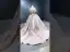 Luxury / Gorgeous Blushing Pink Beading Sequins Wedding Dresses 2022 Ball Gown Off-The-Shoulder Short Sleeve Backless Court Train Wedding