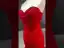 High-end Sexy Red Beading Rhinestone Sequins Feather Evening Dresses 2022 Trumpet / Mermaid Strapless Sleeveless Backless Court Train Evening Party