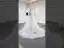 Luxury / Gorgeous White Rhinestone Lace Flower Appliques 2023 A-Line / Princess V-Neck Long Sleeve Wedding Dresses Court Train Wedding