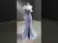 High End Charmant Himmelblau Perlenstickerei Pailletten Abendkleider 2023 Meerjungfrau One-Shoulder Lange Ärmel Rückenfreies Gespaltete Front Sweep / Pinsel Zug Abend Festliche Kleider