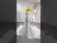 Sexy High Low White Beading Pearl Sequins Wedding Dresses 2023 Trumpet / Mermaid Off-The-Shoulder Long Sleeve Backless Chapel Train Wedding