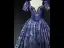 Vintage / Retro Ocean Blue Prom Dresses 2023 Ball Gown Rhinestone Square Neckline Puffy Short Sleeve Backless Floor-Length / Long Prom Formal Dresses