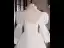 Elegant Ivory Pearl Wedding Dresses 2023 A-Line / Princess High Neck 3/4 Sleeve Backless Floor-Length / Long Wedding