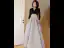 Elegant Black Evening Dresses 2023 A-Line / Princess V-Neck Long Sleeve Floor-Length / Long Prom Formal Dresses