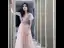 Simple Rougissant Rose Daim Robe Demoiselle D'honneur 2021 Princesse V-Cou Manches Courtes Dos Nu Longue Robe Pour Mariage