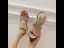 Fashion Champagne Street Wear Braid Womens Sandals 2021 5 cm Wedges Open / Peep Toe Sandals