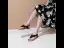 Bohemia Beige Street Wear Beach Flat Womens Sandals 2021 Pearl Rhinestone Lace Flower Open / Peep Toe Sandals