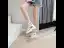 Roman White Summer Street Wear Flat Womens Sandals 2021 Ankle Strap Open / Peep Toe Sandals