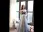 Fashion Ocean Blue Prom Dresses Evening Dresses  2021 A-Line / Princess Scoop Neck Beading Rhinestone Sequins Sleeveless Backless Floor-Length / Long Evening Party Formal Dresses
