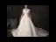 Schlicht Ivory / Creme Satin Brautkleider / Hochzeitskleider 2019 A Linie V-Ausschnitt Ärmellos Schleife Stoffgürtel Kathedrale Schleppe Rüschen