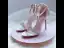 Charmant Sexy Weiß Strass Brautschuhe 2021 Knöchelriemen 8 cm Stilettos Peeptoes Hochzeit Hochhackige