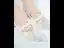 Schöne Beige Perle Pailletten Spitze Blumen Brautschuhe 2023 Leder 7 cm Stilettos Spitzschuh Hochzeit Pumps Hochhackige