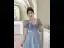 Chic / Beautiful Sky Blue Beading Lace Flower Butterfly Prom Dresses 2023 A-Line / Princess Square Neckline Short Sleeve Backless Floor-Length / Long Prom Formal Dresses