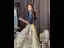Mode Bleu Marine Impression Robe De Bal 2023 Princesse V-Cou 1/2 Manches Longue Promo Robe De Ceremonie