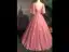 Chic / Beautiful Pearl Pink See-through Prom Dresses 2019 A-Line / Princess Scoop Neck Short Sleeve Appliques Lace Pearl Floor-Length / Long Ruffle Backless Formal Dresses