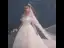 Luxus / Herrlich Ivory / Creme Brautkleider / Hochzeitskleider 2019 A Linie Off Shoulder Geschwollenes Kurze Ärmel Rückenfreies Applikationen Spitze Perlenstickerei Quaste Kapelle-Schleppe Rüschen