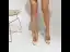 Sexy Transparent Blanche Vêtement de rue Été Tresser Sandales Femme 2021 16 cm Compensées Peep Toes / Bout Ouvert Sandales Talons Hauts