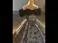 Vintage / Retro Navy Blue Sequins Printing Prom Dresses 2023 Ball Gown Off-The-Shoulder Short Sleeve Backless Floor-Length / Long Prom Formal Dresses