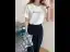 Casual Summer Letter Graphic White Loose Cotton T-shirt 2021 Scoop Neck Short Sleeve Women's Tops T-Shirts
