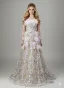 Flower Fairy Blushing Pink Beading Sequins Appliques Embroidered Prom Dresses 2026 A-Line / Princess Scoop Neck Sleeveless Backless Floor-Length / Long Prom Formal Dresses