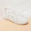 Mode Ivoire En Dentelle Fleur Appliques Faux Diamant Mariage Baskets 2024 4 cm Plateforme À Bout Rond Chaussure De Mariée