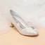 Elegant Ivory Wedding Shoes Rhinestone Bow 2024 6 cm Pumps Pointed Toe Stiletto Heels