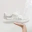 Elegante Ivoor Strik Rhinestone Huwelijk Sportschoenen 2024 4 cm Plateau Ronde Neus Bruidsschoenen