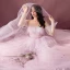Charmant Rougissant Rose Paillettes Robe De Bal 2022 Princesse Bustier Sans Manches Dos Nu Volants en Cascade Longue Robe De Ceremonie