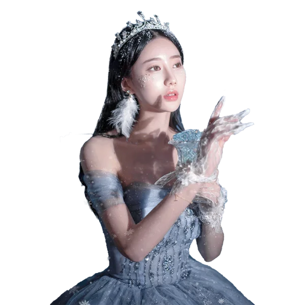 Scintillantes Bleu Ciel Glitter Paillettes Robe De Bal 2022 Robe Boule De l'épaule Manches Courtes Dos Nu Longue Robe De Ceremonie