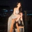 Sparkly Silver Sequins Evening Dresses 2022 A-Line / Princess Spaghetti Straps Sleeveless Backless Floor-Length / Long Evening Party Formal Dresses
