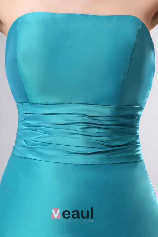2015 Sexy Blue Panel Mermaid long Evening Dresses