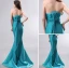 2015 Sexy Blue Panel Mermaid long Evening Dresses