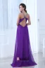 2015 Popular Beading Crystals Draped Backless Straps Long Evening Dresses
