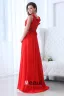 2015 Classical Backless Beading Appliques Flowers Draped long Evening Dresses