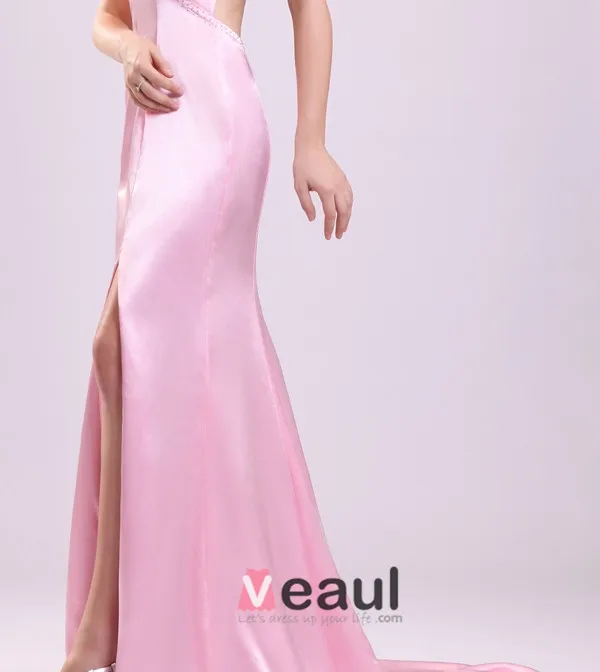 2015 Dream Beading Draped Zipper Halter long Evening Dresses