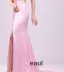 2015 Dream Beading Draped Zipper Halter long Evening Dresses