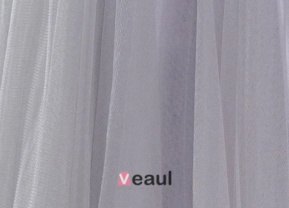 Une Ligne Sans Manches Dentelle Brodée Robe De Bal En Tulle