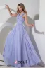 La Dernière Glissière Mousseline Lavande Longue Robes De Soirée