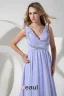 La Dernière Glissière Mousseline Lavande Longue Robes De Soirée