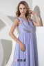 La Dernière Glissière Mousseline Lavande Longue Robes De Soirée