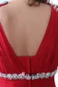 Une Ligne De V-cou Classique Naturelle Rouge Robes De Soirée
