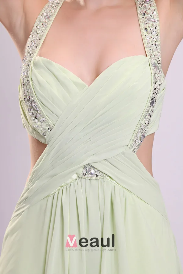 2015 High Quality Straps Zipper Chiffon Elastic Woven Satin Long Evening Dresses
