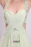 2015 High Quality Straps Zipper Chiffon Elastic Woven Satin Long Evening Dresses