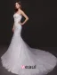 Sirène Bustier Chapelle Train Dentelle Robe De Mariée