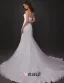 Sirène Bustier Chapelle Train Dentelle Robe De Mariée