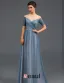 Empire Bretelles Profonde Col V Bling Bling Sash Tulle Robes De Soirée