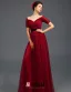 Empire Bretelles Profonde Col V Bling Bling Sash Tulle Robes De Soirée