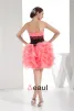 Bustier Glamour Robe De Cocktail Courte Rose
