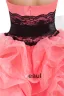 2015 Glamorous Strapless Short Pink Cocktail Dress