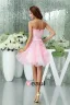 Dentelle Bustier Mignonne Robe De Cocktail Rose